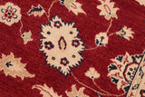 handmade Traditional Kafkaz Chobi Ziegler Red Blue Hand Knotted RECTANGLE 100% WOOL area rug 6 x 9