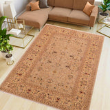 handmade Traditional Kafkaz Chobi Ziegler Gray Gold Hand Knotted RECTANGLE 100% WOOL area rug 6 x 9