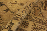 handmade Traditional Kafkaz Chobi Ziegler Tan Lt. Brown Hand Knotted RECTANGLE 100% WOOL area rug 4 x 6