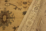 handmade Traditional Kafkaz Chobi Ziegler Tan Lt. Brown Hand Knotted RECTANGLE 100% WOOL area rug 4 x 6