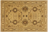 Bohemien Ziegler Justin Tan Brown Hand-Knotted Wool Rug - 4'0'' x 6'2''