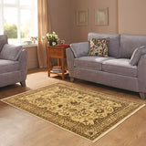 handmade Traditional Kafkaz Chobi Ziegler Tan Lt. Brown Hand Knotted RECTANGLE 100% WOOL area rug 4 x 6