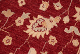 handmade Traditional Kafkaz Chobi Ziegler Red Beige Hand Knotted RECTANGLE 100% WOOL area rug 6 x 9