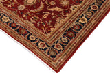 handmade Traditional Kafkaz Chobi Ziegler Rust Blue Hand Knotted RECTANGLE 100% WOOL area rug 9 x 12