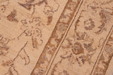 handmade Traditional Kafkaz Chobi Ziegler Tan Brown Hand Knotted RECTANGLE 100% WOOL area rug 6 x 9