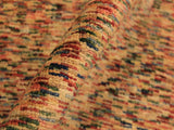 Boho Chic Gabbeh Julian Tan/Blue Wool Rug - 3'5'' x 4'9''