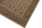 A09044, 510"x 710",Transitional                  ,6x8,Natural,LT. BLUE,Hand-knotted                  ,Pakistan   ,100% Wool  ,Rectangle  ,652671173783