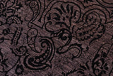 handmade Traditional Kafkaz Chobi Ziegler Charcoal Gray Hand Knotted RECTANGLE WOOL&SILK area rug 9 x 12