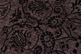 handmade Traditional Kafkaz Chobi Ziegler Charcoal Gray Hand Knotted RECTANGLE WOOL&SILK area rug 9 x 12