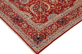 handmade Traditional Kafkaz Chobi Ziegler Rust Blue Hand Knotted RECTANGLE 100% WOOL area rug 9 x 12
