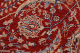handmade Traditional Kafkaz Chobi Ziegler Rust Blue Hand Knotted RECTANGLE 100% WOOL area rug 6 x 8