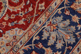 handmade Traditional Kafkaz Chobi Ziegler Rust Blue Hand Knotted RECTANGLE 100% WOOL area rug 6 x 8
