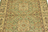 handmade Traditional Kafkaz Chobi Ziegler Lt. Green Ivory Hand Knotted RECTANGLE 100% WOOL area rug 4 x 6