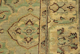 handmade Traditional Kafkaz Chobi Ziegler Lt. Green Ivory Hand Knotted RECTANGLE 100% WOOL area rug 4 x 6