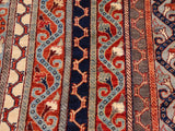 handmade Transitional Shawl Red Rust Hand Knotted RECTANGLE 100% WOOL area rug 9x12