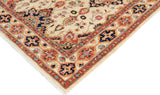 handmade Traditional Kafkaz Chobi Ziegler Ivory Blue Hand Knotted RECTANGLE 100% WOOL area rug 5 x 7