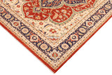handmade Geometric Kafkaz Chobi Ziegler Rust Beige Hand Knotted RECTANGLE 100% WOOL area rug 10 x 14