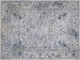 Vintage Delmar Light Gray Blue Rug