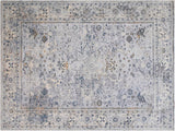 handmade Transitional Vintage Gray Beige Machine Made RECTANGLE POLYESTER area rug 3x5