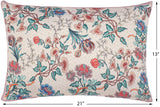 handmade Turkish Throw Pillow Beige Blue  RECTANGLE SILK area rug