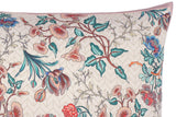 handmade Turkish Throw Pillow Beige Blue  RECTANGLE SILK area rug